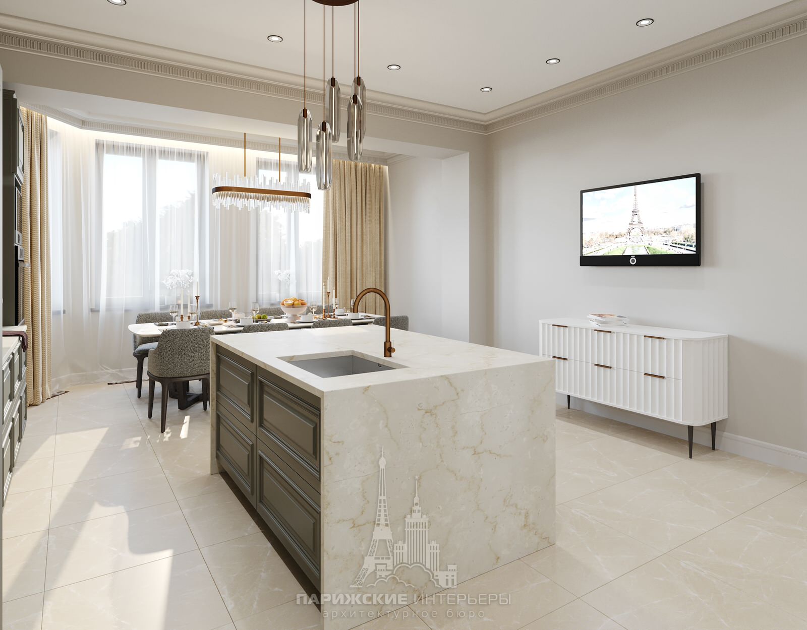 Дизайн интерьера загородного дома