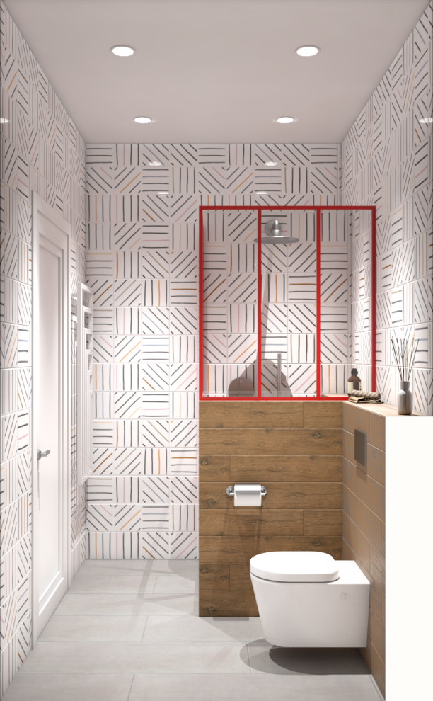 Интерьер с красными акцентами