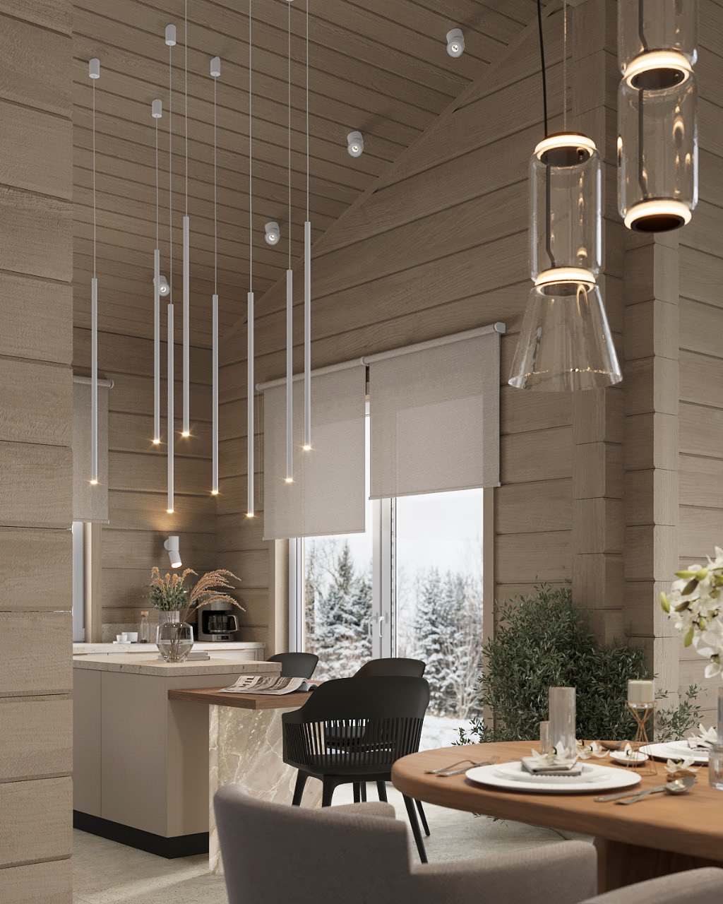 Дом. Клееный брус. Московская обл.