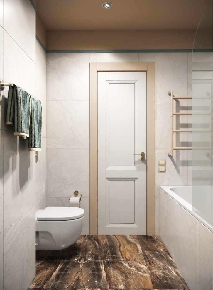 Квартира в голубых оттенках