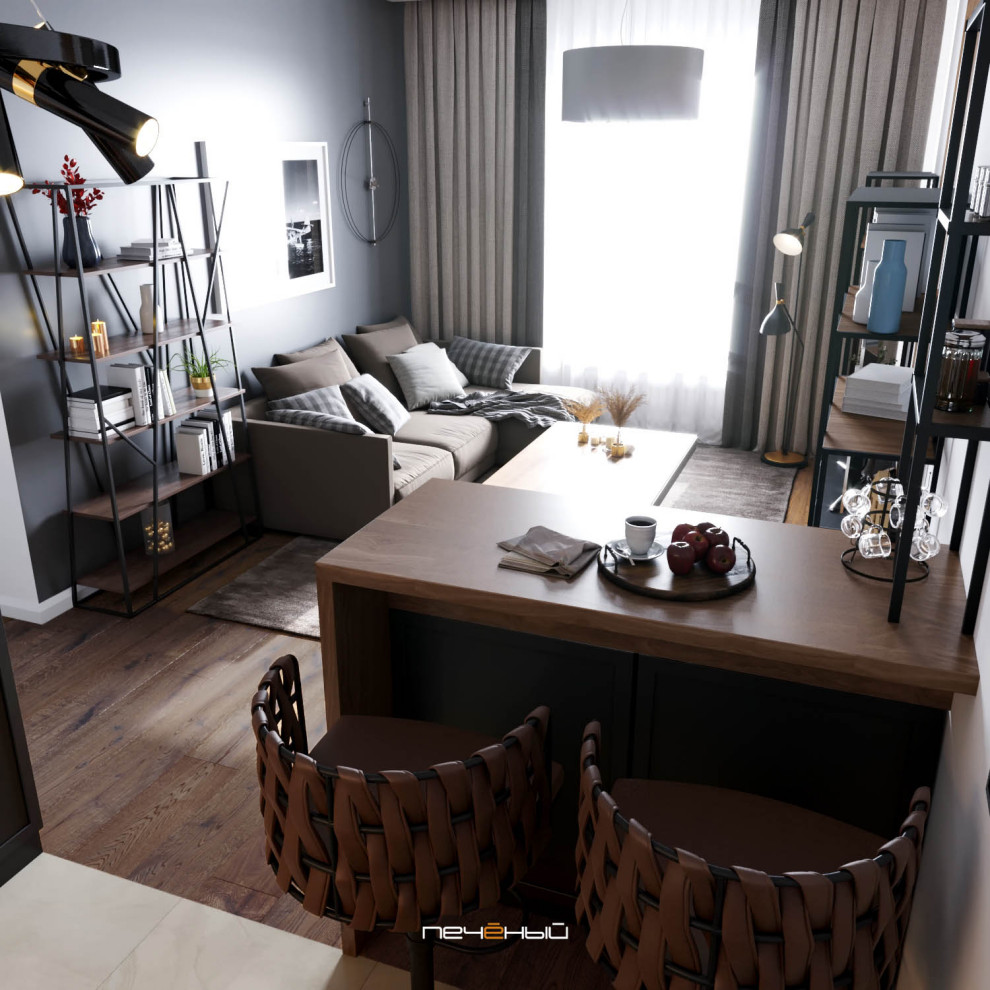 Мужская квартира с отделкой от застройщика