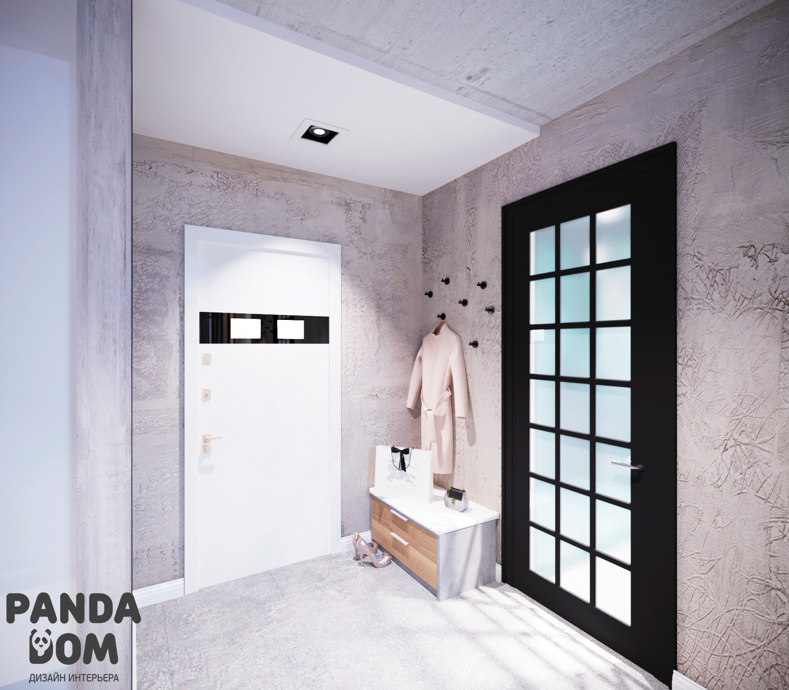 Светлый "лофт" для девушки.