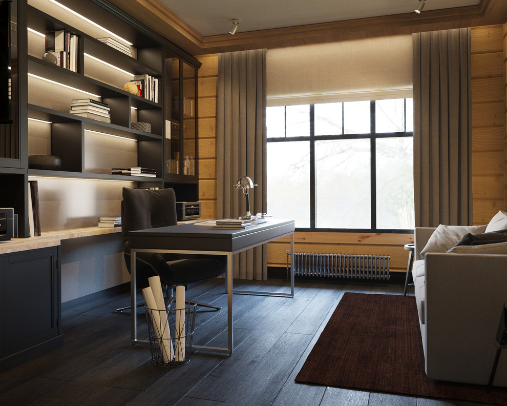 Дом элементами современного шале