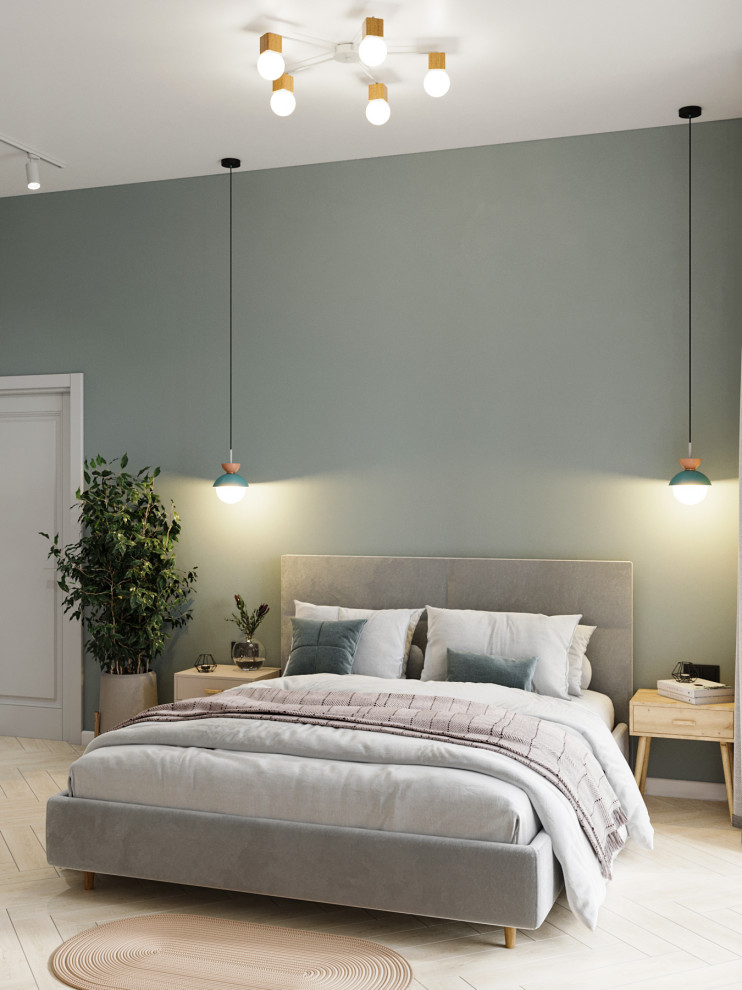 Дизайн-проект квартиры, площадью 59,25 м2, мкр Северный, жк Риф