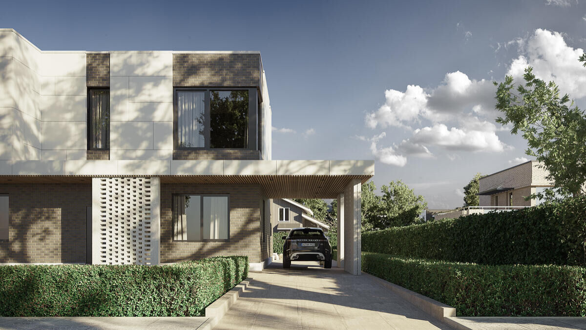 Проект с плоской кровлей 246 м2