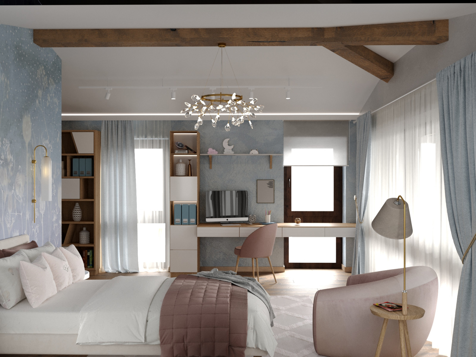 Дизайн проект интерьера загородного дома 850 м2