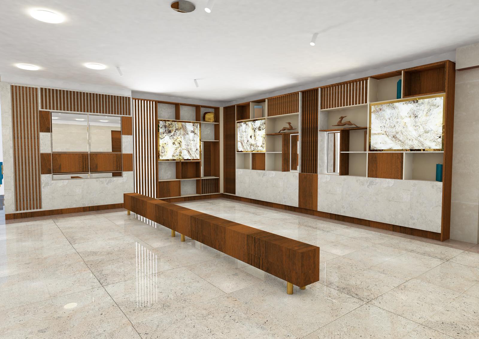 Проект холла отеля, 2020