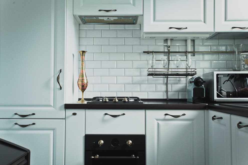 Кухня 6 кв м с холодильником в интерьере хрущевки