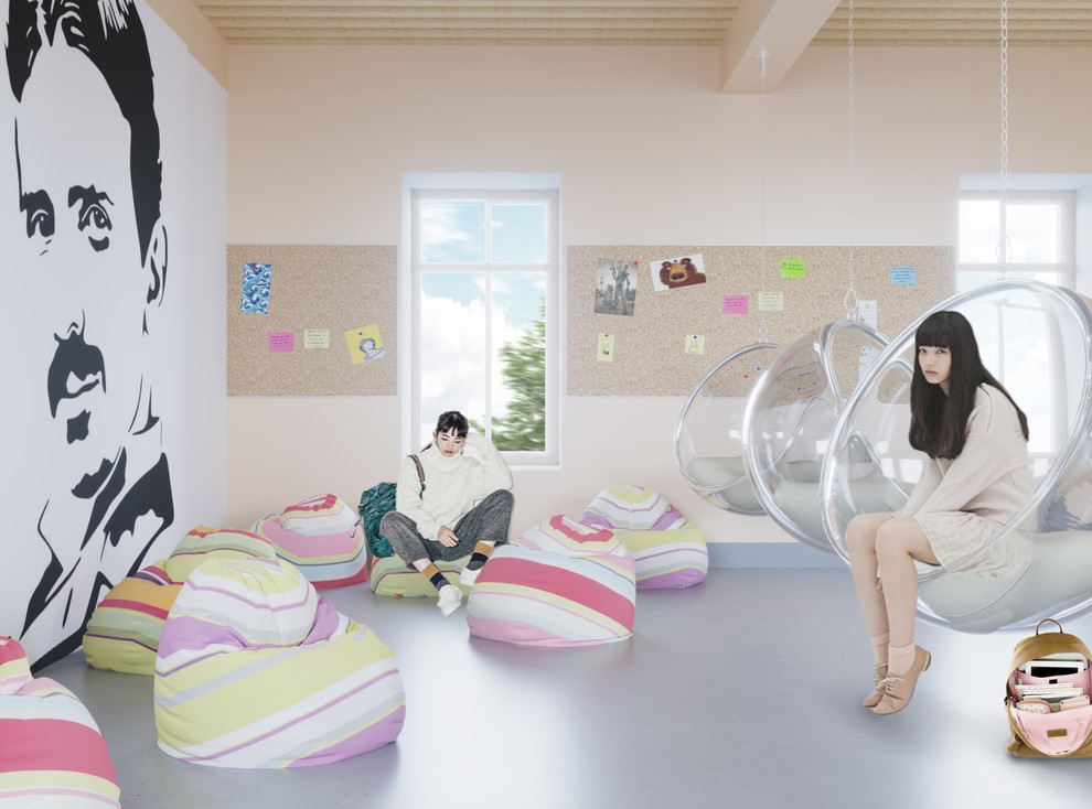 Дипломная работа "Проект реконструкции школы на Адмиралтейской набережной"