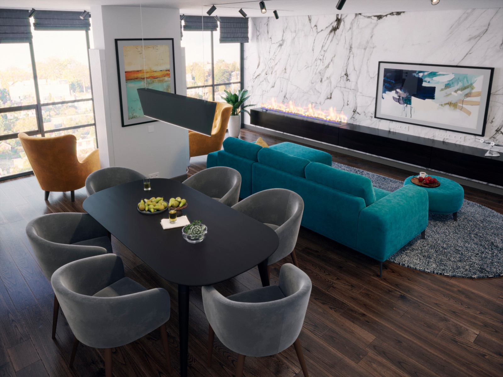 Квартира в жк Скайфорт