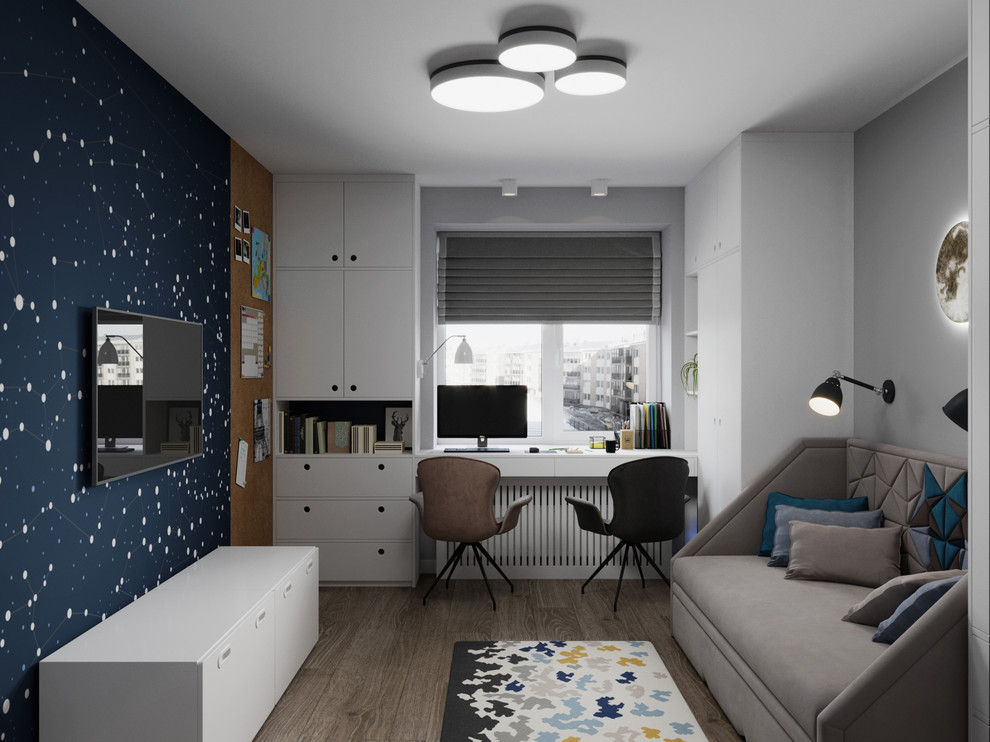 Обложка проекта: Четырехкомнатная квартира 89 кв.м в ЖК Экспоград, СПб