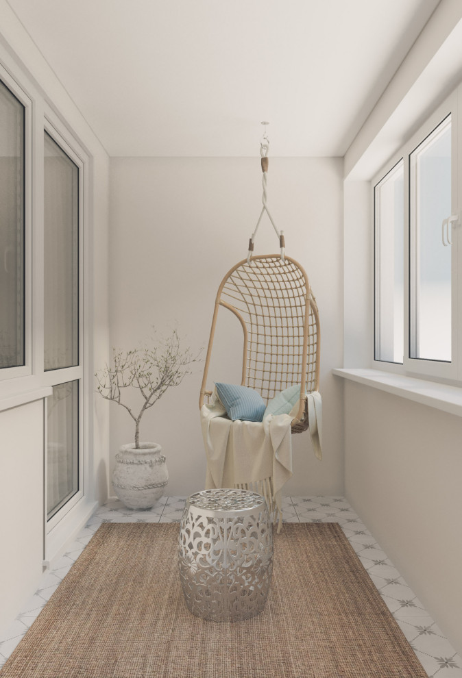 Обложка проекта: Однокомнатная квартира с большой лоджией