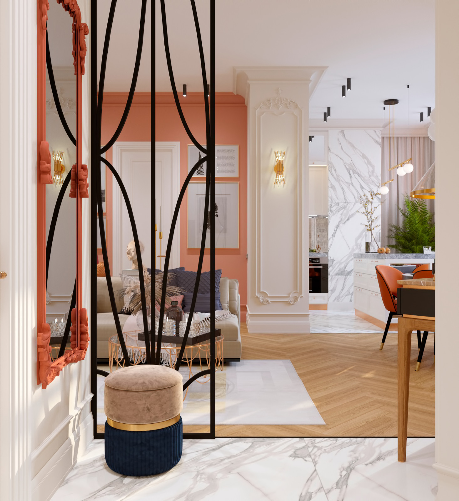 Обложка проекта: Белая Московская сталинка