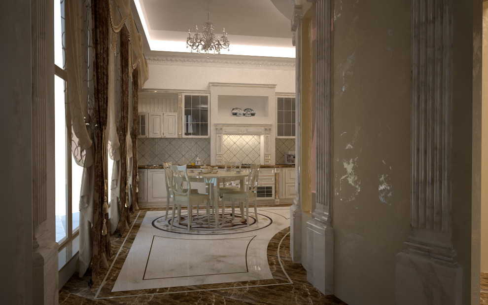 мраморный интерьер