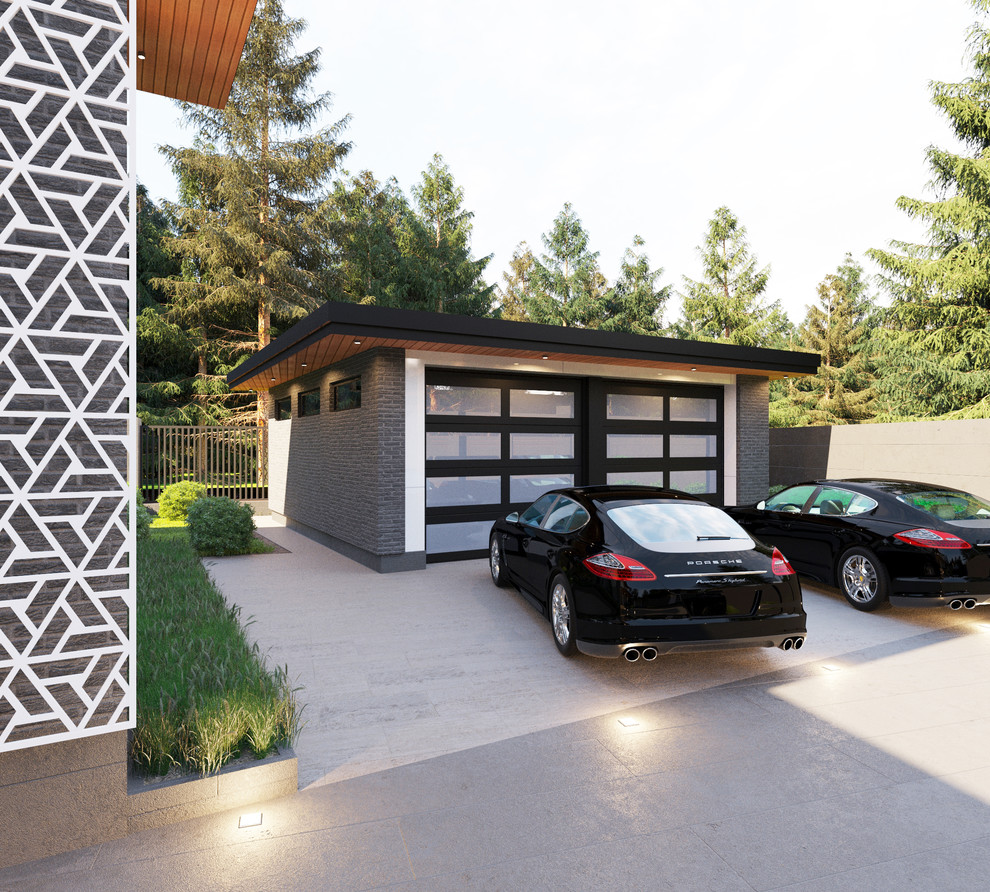 Экстерьер загородного особняка в Москве