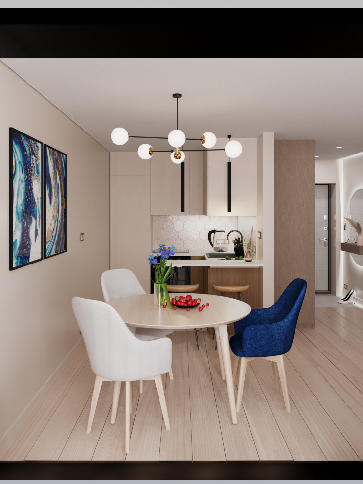 Однокомнатная квартира в смешанном стиле