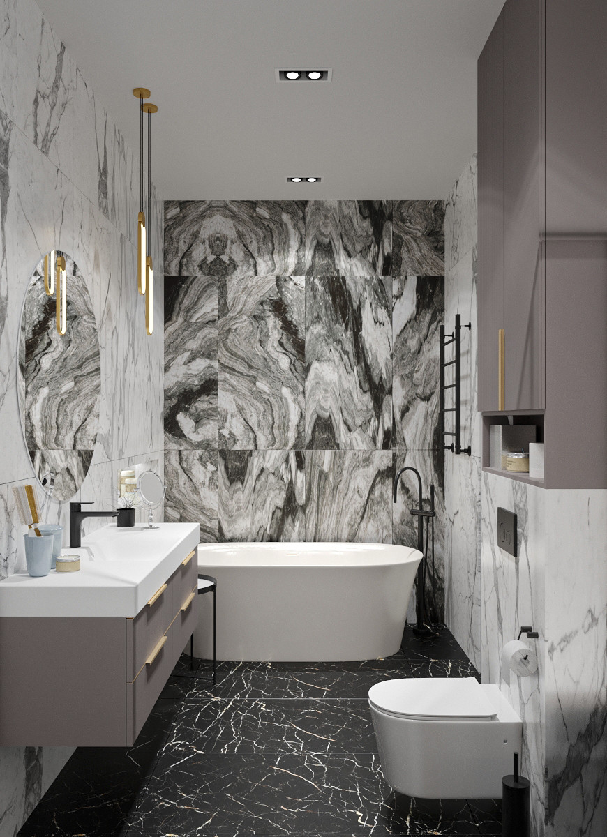 Двухуровневая квартира на Западном.