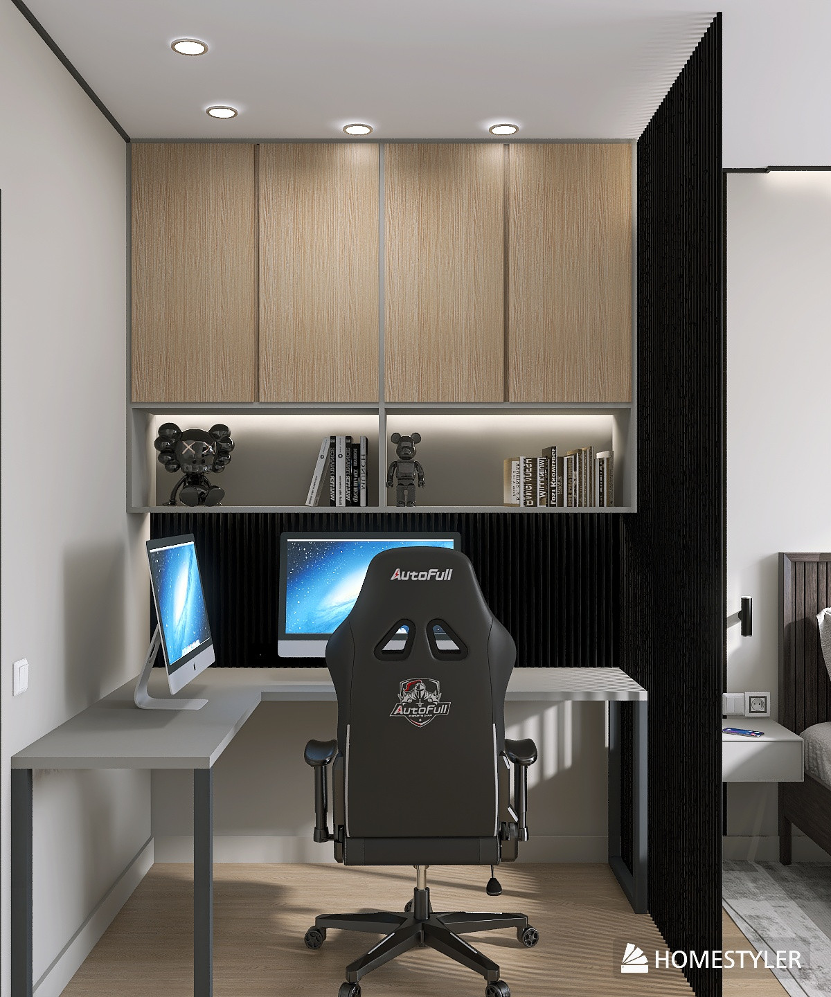 Проект 2-комнатной квартиры для молодого человека