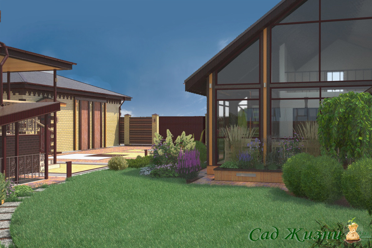 Дизайн приусадебного участка в Екатеринбурге
