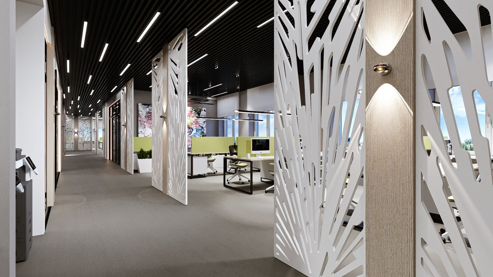 Офис Фарм, коридор