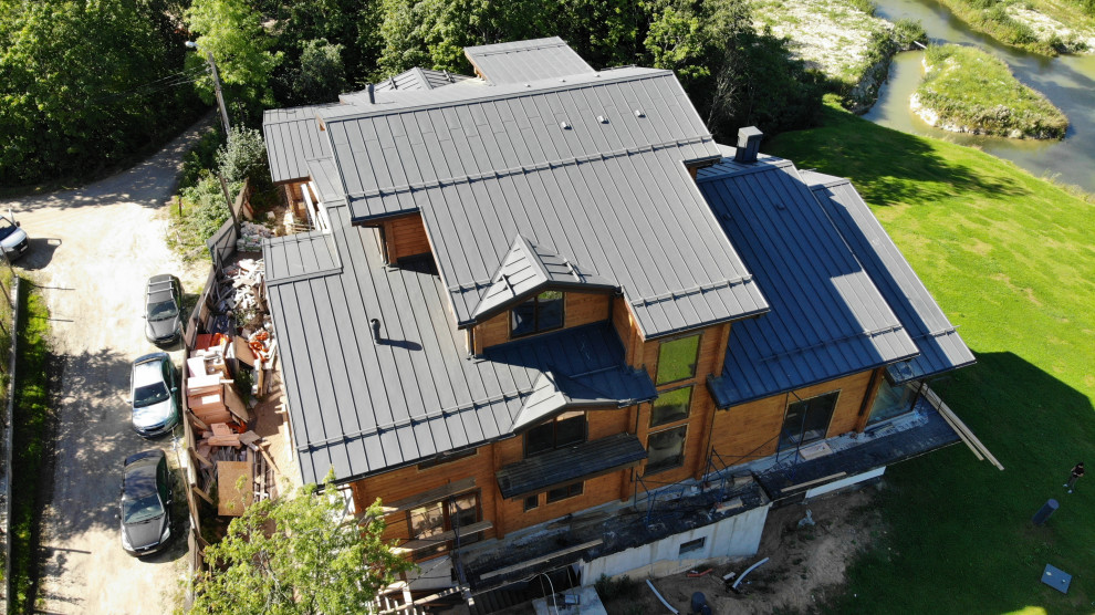 Монтаж фальцевой кровли/ Кликфальц