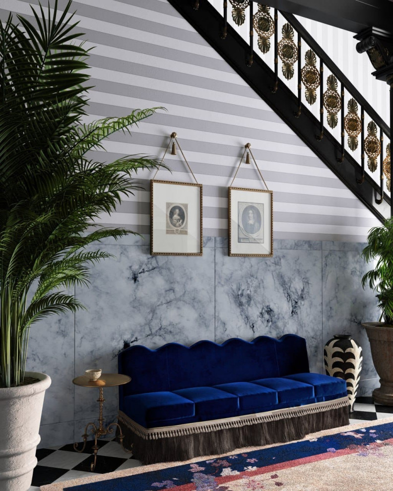 Визуализация холла в отеле Maison de la Luz