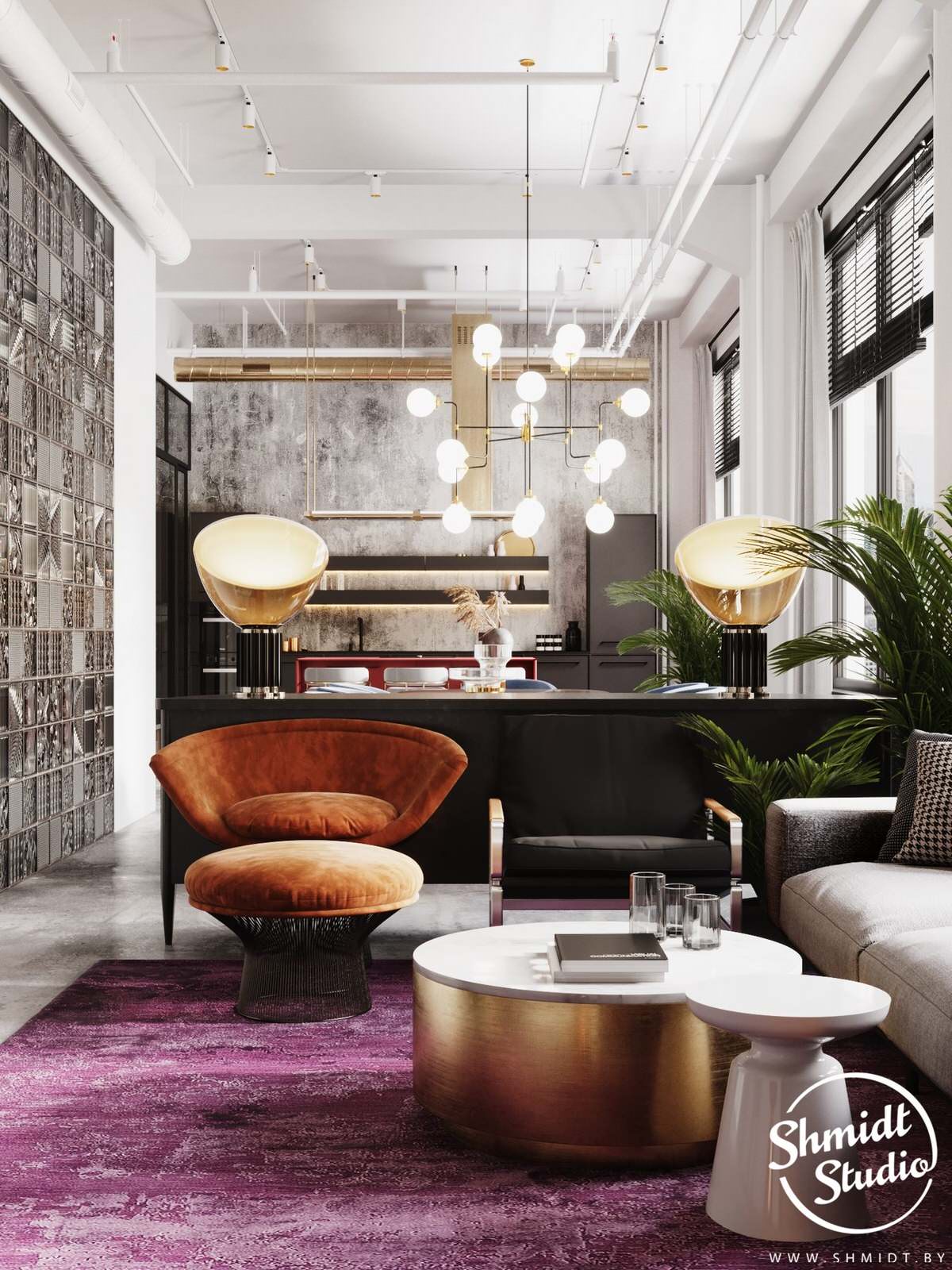Проект "Modern Loft" | Чикаго