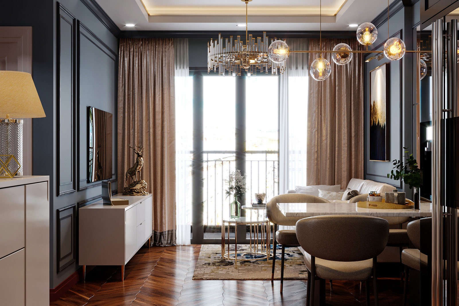 Трехкомнатная квартира в центре Санкт-Петербурга