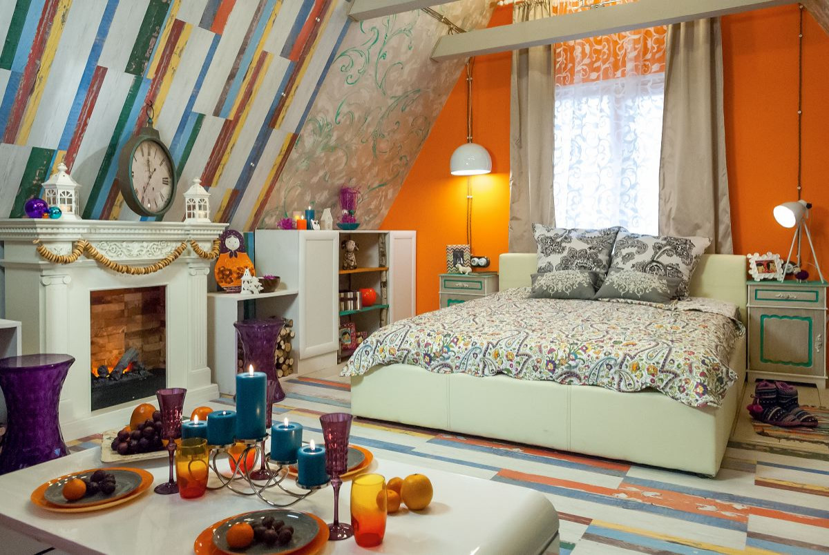 Сочетания ярких красок - головокружительны!