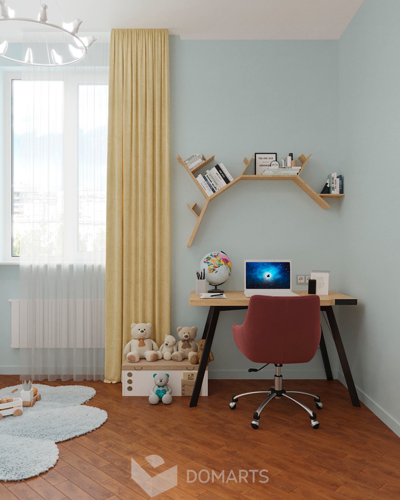 Детская для ребёнка 13,5 м2