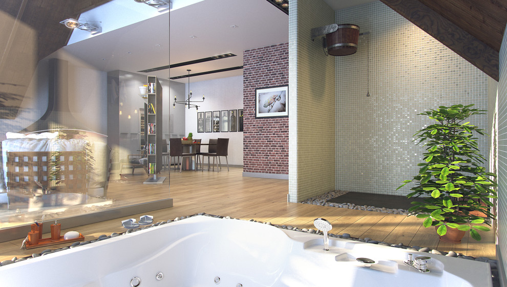 Лофт на мансарде