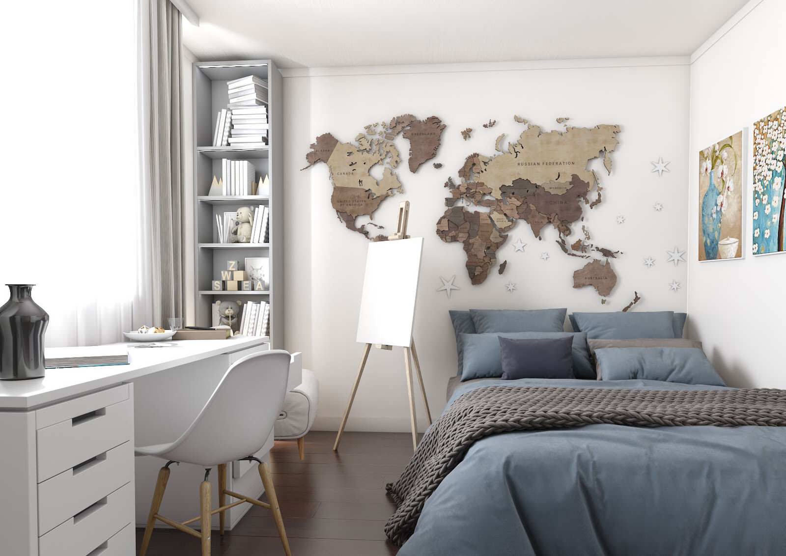 Обложка проекта: Детская комната в двухкомнатной квартире, жк Рихард