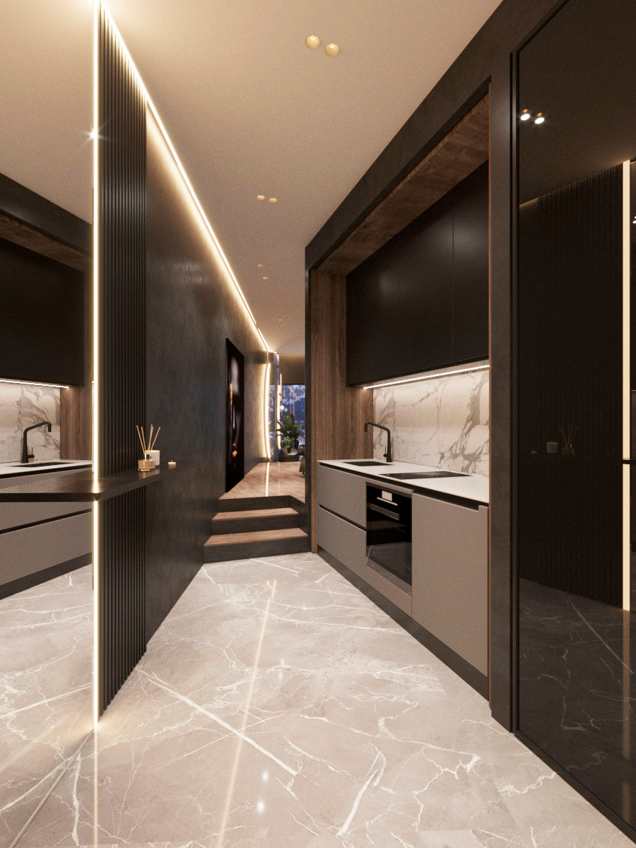 Moscow city. Federation Tower. Sexy room.