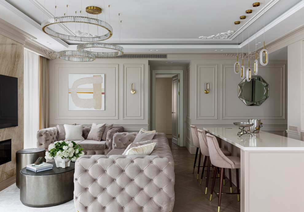 Дизайн-проект квартиры 139 м2 в ЖК "Spires"