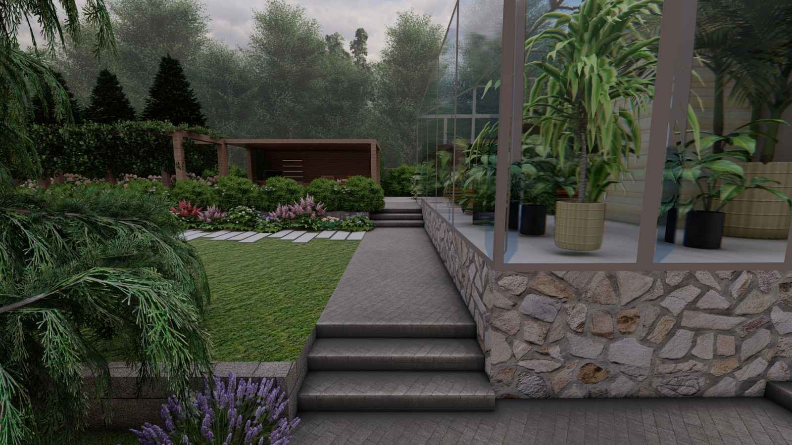 Сад на счастливой улице