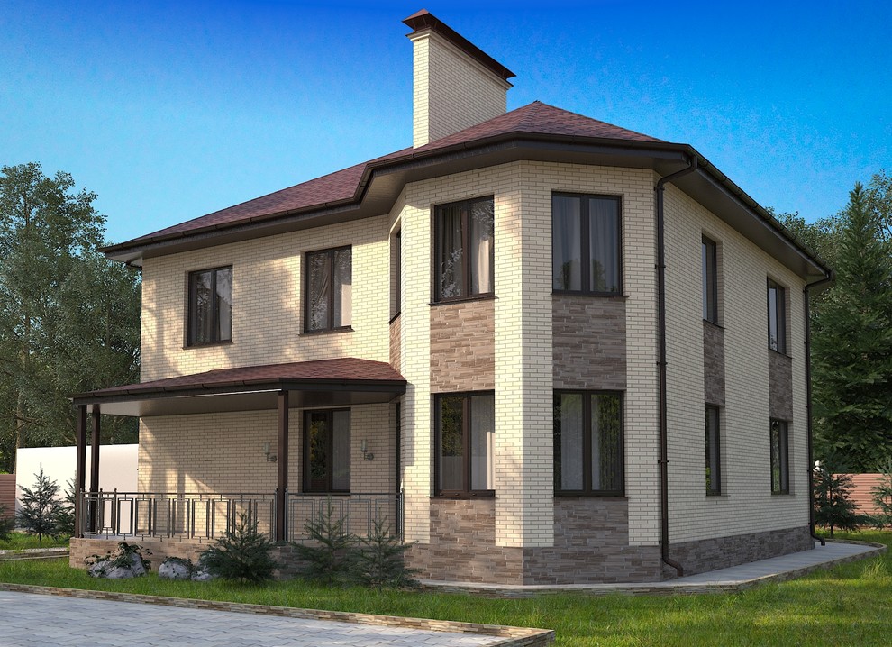 Двухэтажный жилой дом