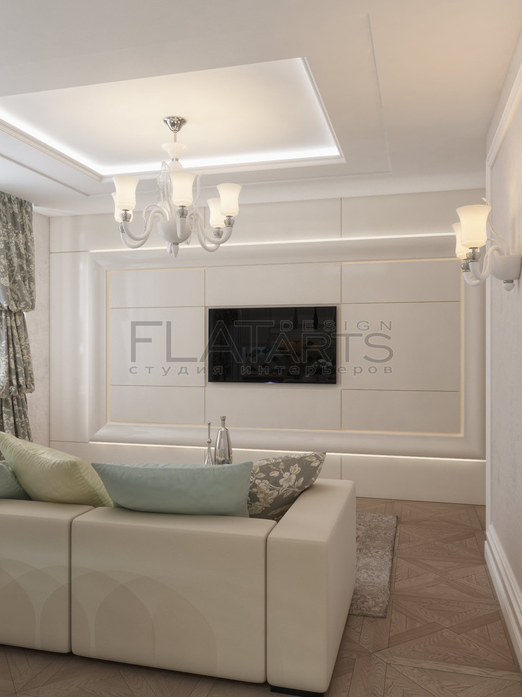 Дизайн 3-ной квартиры 90 кв.м. в стиле эклектика