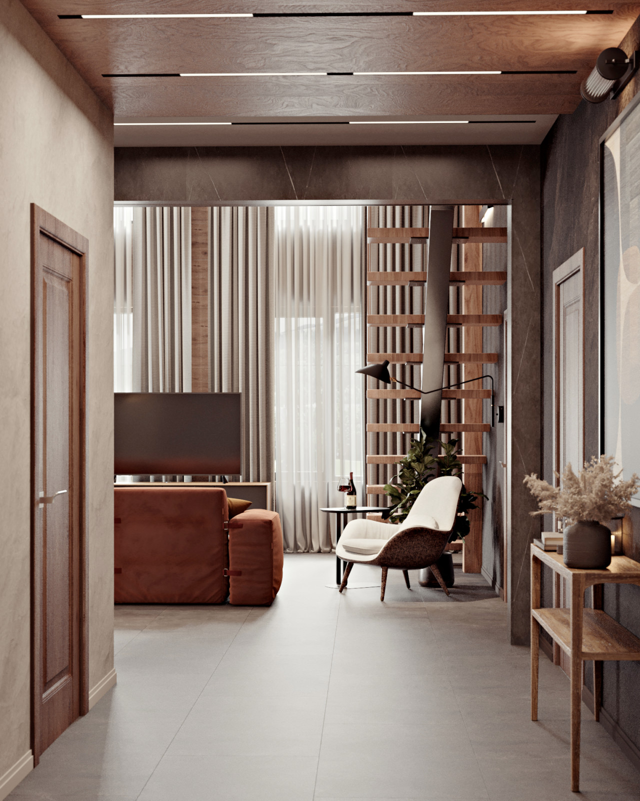 Дизайн интерьера дома в кп "Гринвуд"