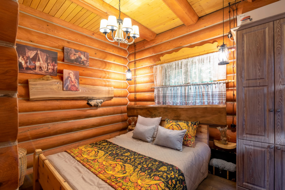 Дом из сруба. Русский исторический дизайн.