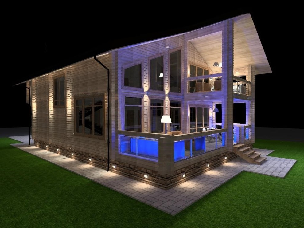 Освещение загородного дома