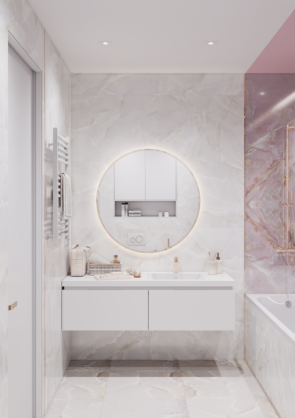 Дизайн-проект яркой квартиры 65 кв.м в современном стиле