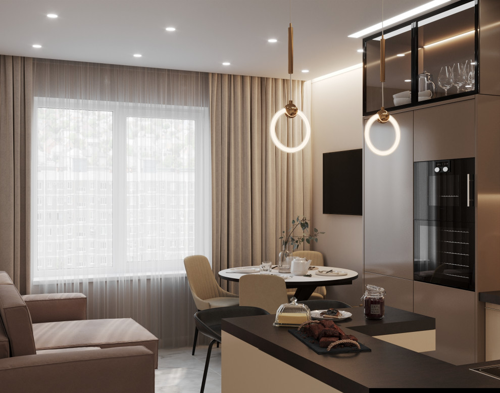 Проект 2х комнатной квартиры для молодой пары с детской для мальчика на вырост