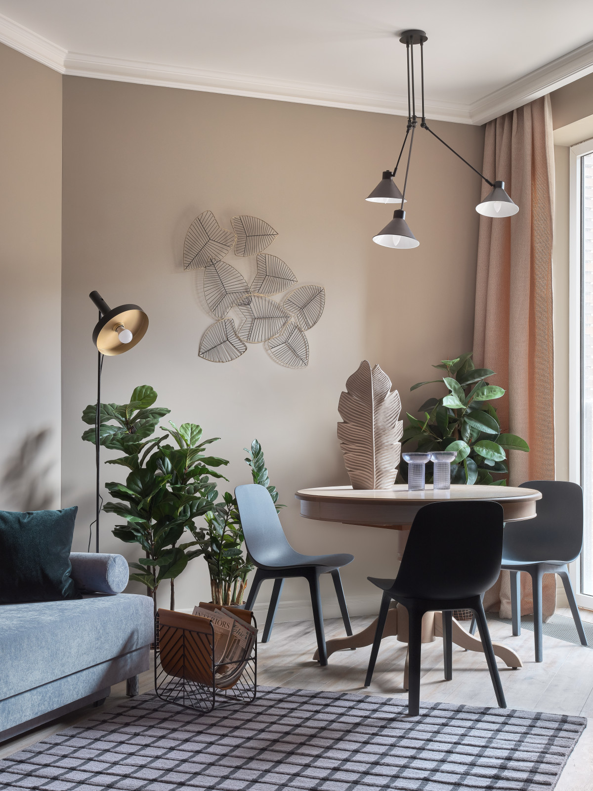 Яркая квартира 46м², Дизайнер Татьяна Нацвина: Публикация Elle Decoration