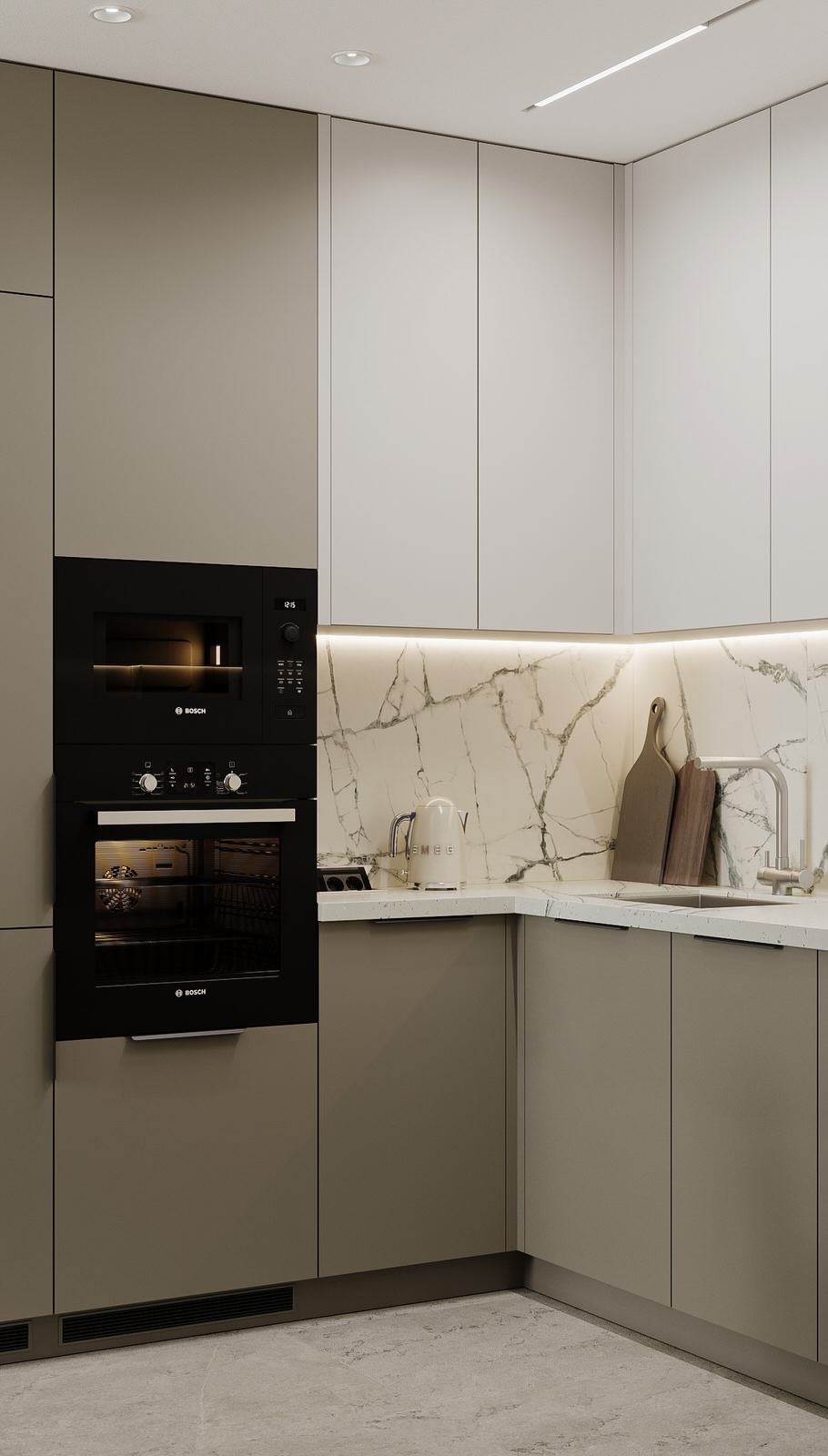 Интерьер квартиры в ЖК "Гармония"