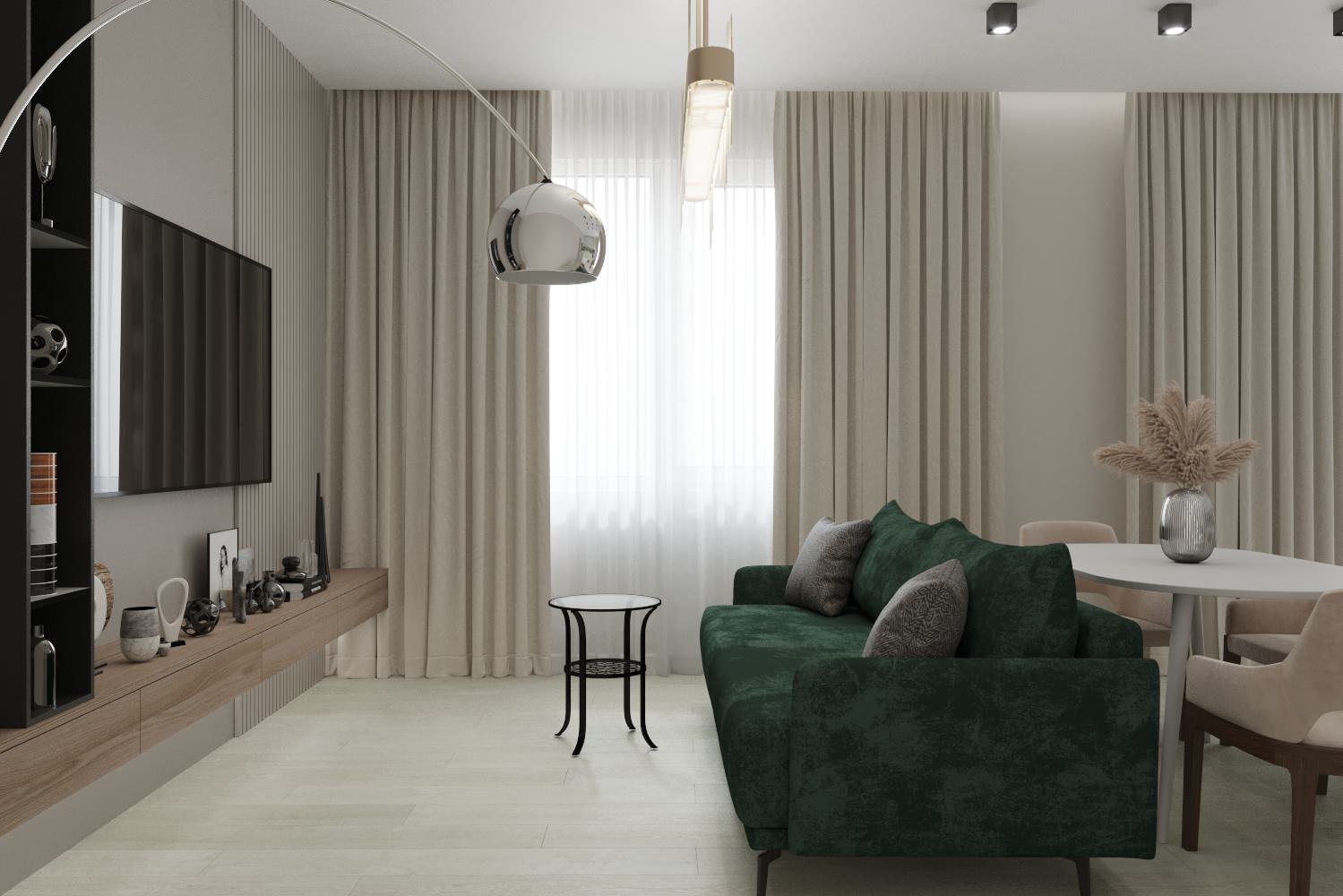 кухня гостиная 32 кв м