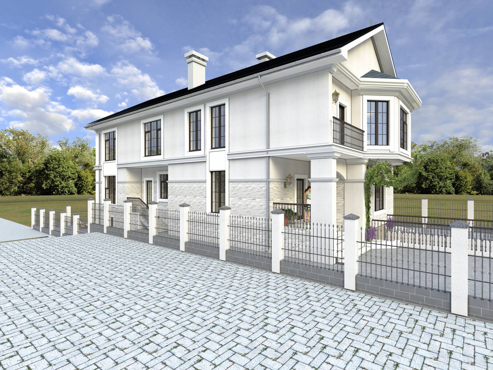 Обложка проекта: Коттеджи