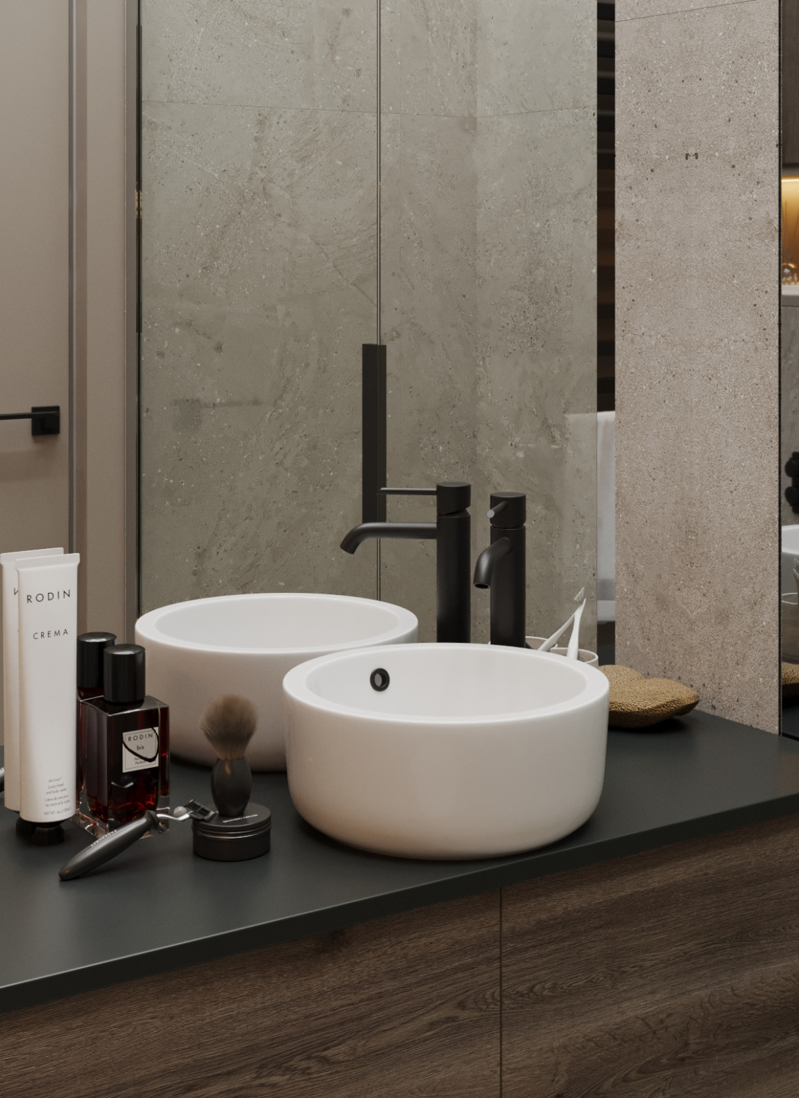 Квартира в серых тонах