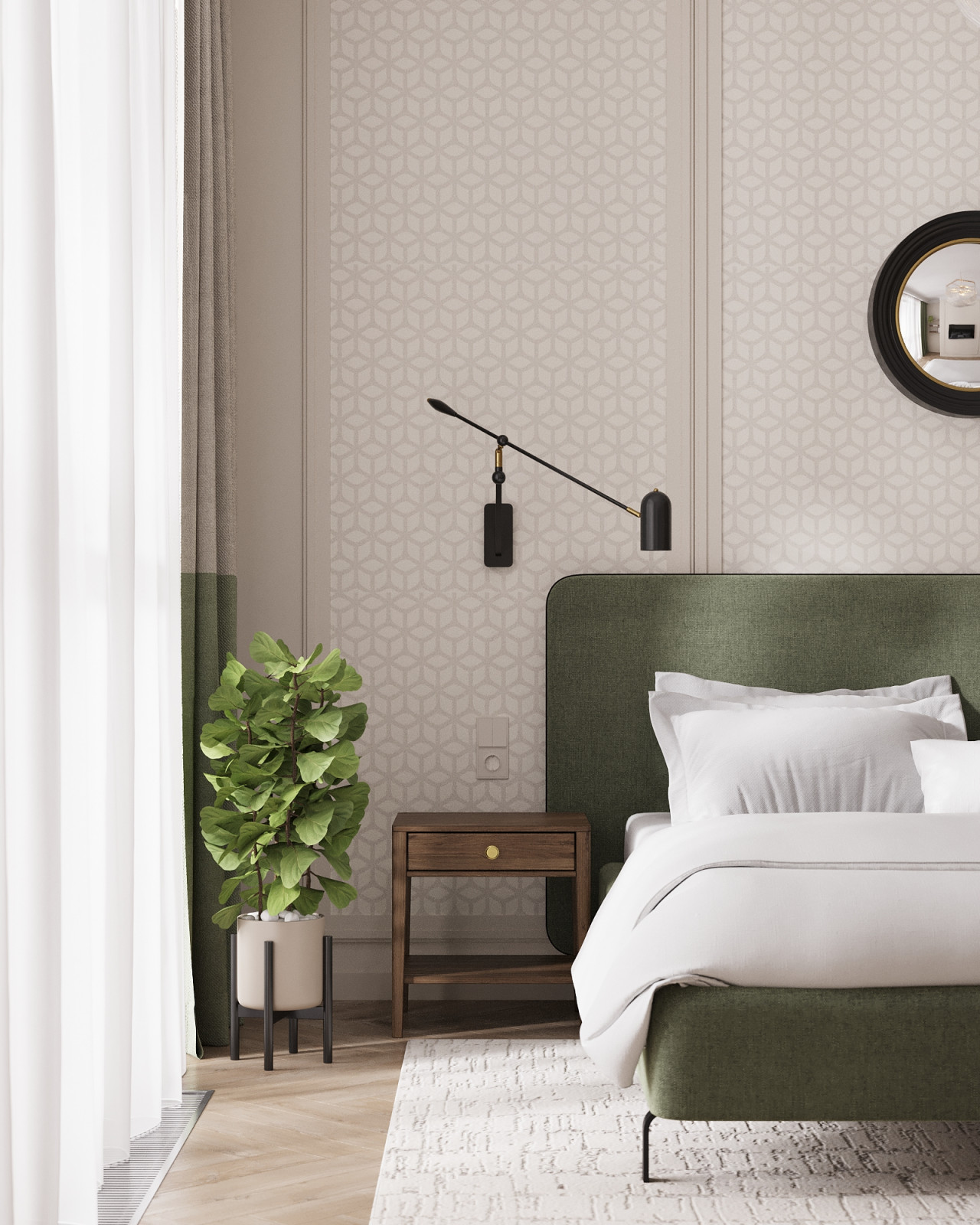 ЖК "Дом на Тишинке" Спальня