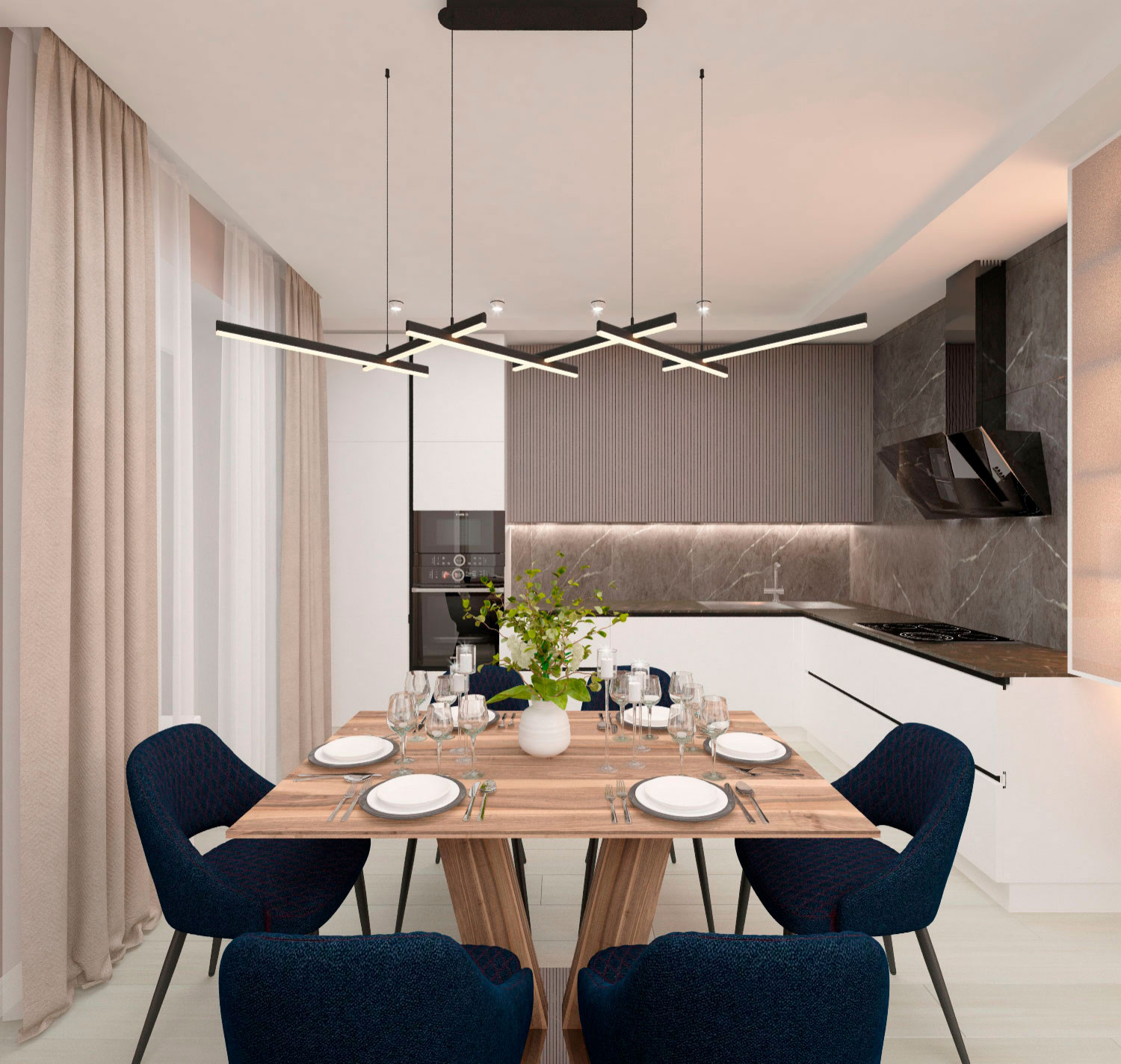 Квартира ЖК Ньютон, 105 м2