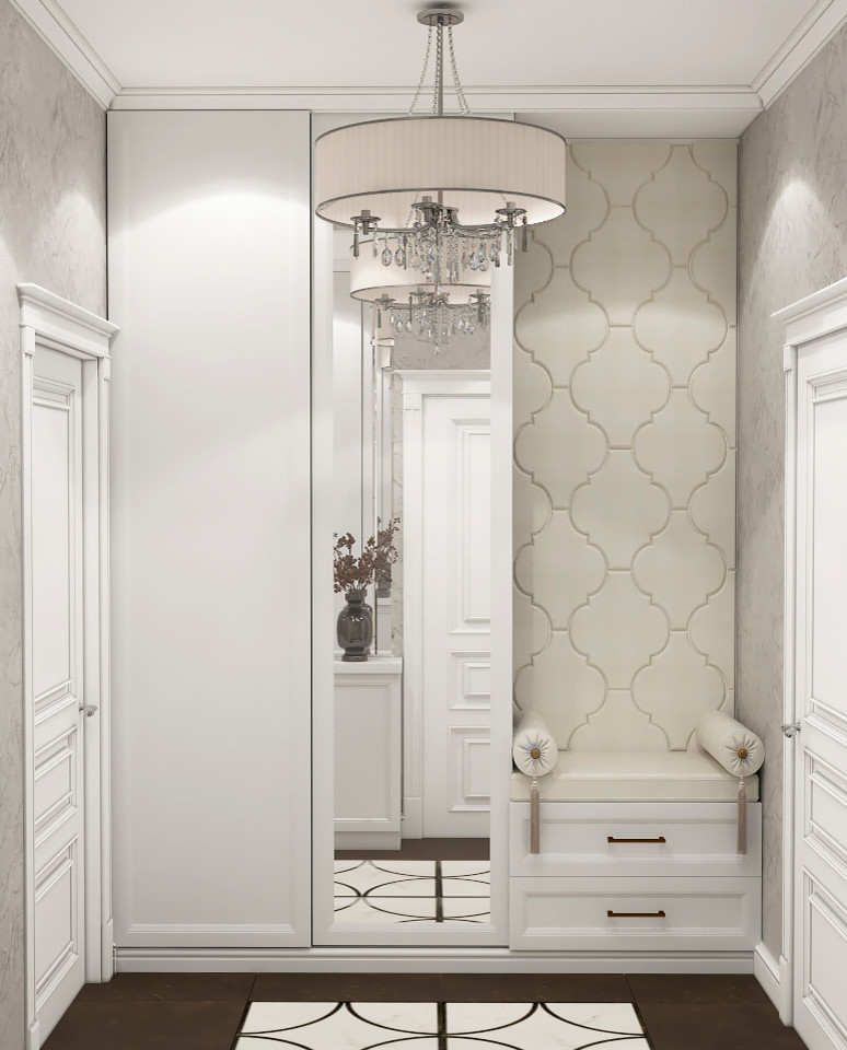 Интерьер холла и тамбура в з.п. Бавария от Унистрой